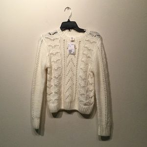 H&M Cream Long Sleeve Sweater NWT